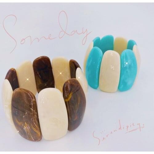 Fashionable Acrylic Bracelet Beads Marble Texture Imitates Stone Beads For Jewelry Making DIY Charm Women Girls Bracelet Gifts