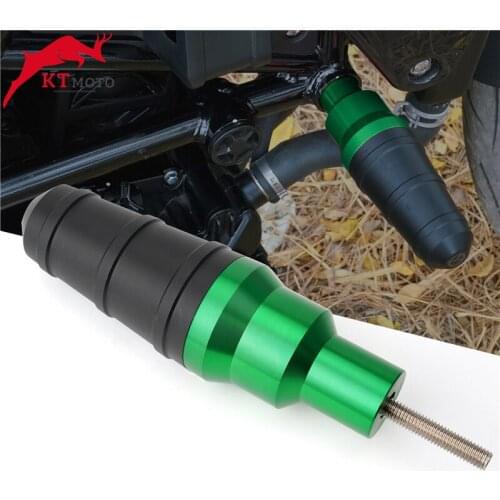 Latest high quality CNC Crash Pads Exhaust Sliders Crash Protector For Kawasaki Z750 Z900 Z800 Z250 Z300 Ninja 250 300 Z1000/SX