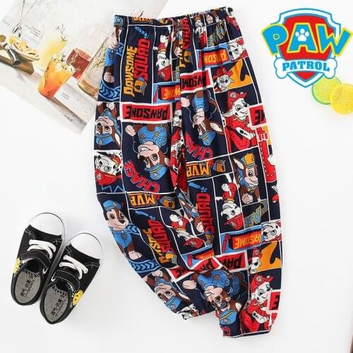 Paw Patrol Anime Cartoon Dogs New Children Casual Pants Spring Summer Sweatpants Harem Pants Girls BoyFashion Sports Pants 2021