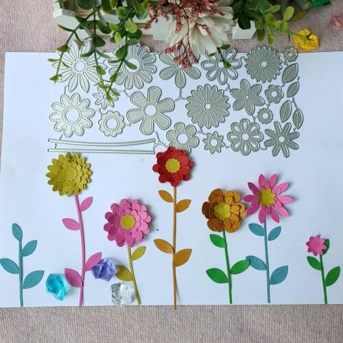 New Metal cutting Die for Flower and Tree leaves scrapbook Paper Gift Card DIY decorative Molding template