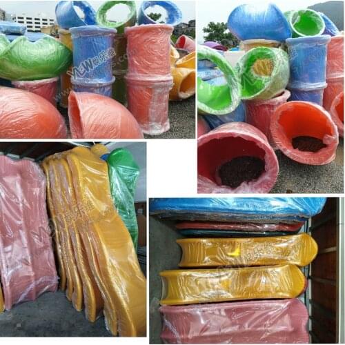 Whole sale factory price playground accessories plastic tube slide