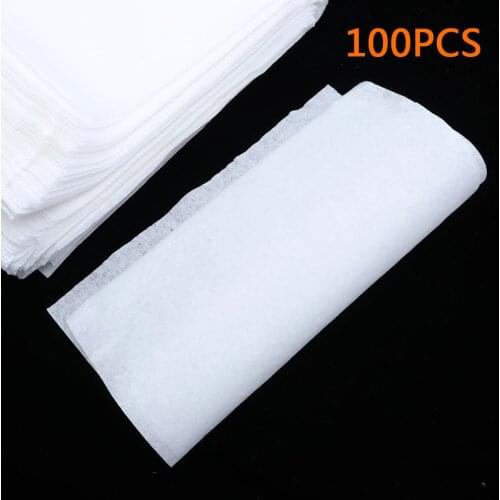 100Pcs SPA Salon Towel Disposable Towels Wipes For Hotel White Disposable Super Water Absorbent Towels Wood Pulp Pedicure Beauty