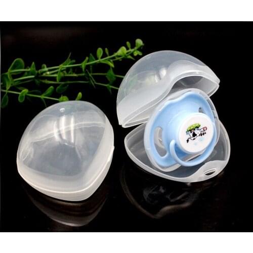Portable Infant Newborn Baby Pacifier Case Box Nipple Shield Case Pacifier Holder Storage Box Soother Container Nipple Storage