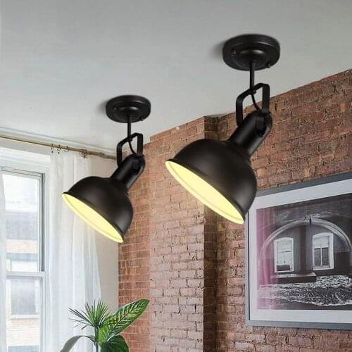 Ceiling Lamp Nordic Ceiling Lighting Modern Black Iron Chandelier luminaire suspendu