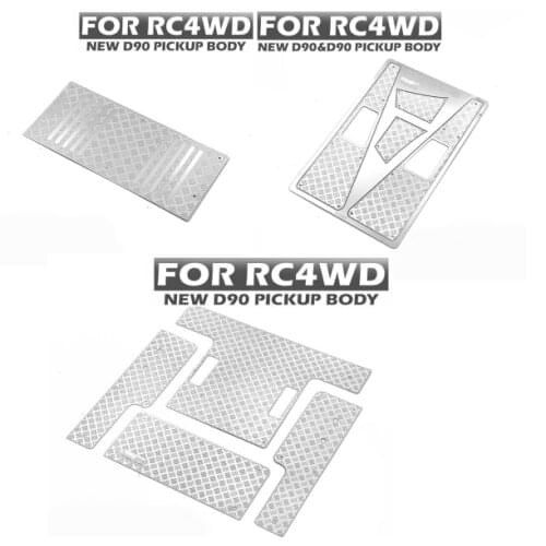 Metal Body Skid Plate, rear bucket skid plate, tailgate skid plate for For RC4WDNEW 2015 D90 Pick up body rc car parts