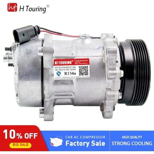 SD7V16 Car Air conditioning compressor for Volkswagen Golf Mk4 1997-2003 1J0820803K 1J0820803N 1J0820803F 1J0820803E 1J0820803L