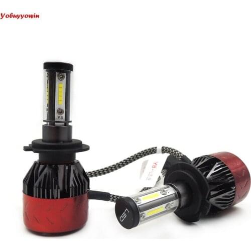 Y8 Series LED Headlights with 2 Pcs of H7 PX26D CSP Chip LED Headlight Conversion Kit 160W 18000lm H7 Single Beam Car Head Bulb