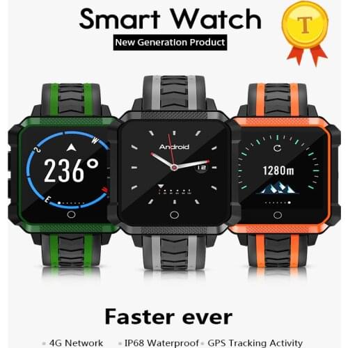 Android 6.0 LTE 4G Sim 5MP Camera Smart Watch GPS WIFI Heart Rate 1GB + 8GB Memory with sim card Smartwatch for ios android