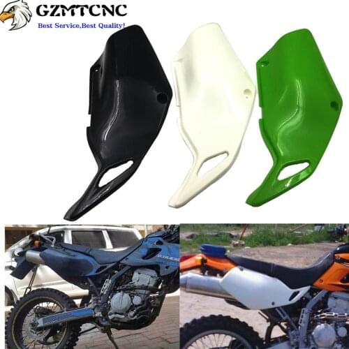 For Kawasaki KLX 250 93-07 Rear Side Panel Fairing Body Cover Frame Case Guard KLX250 1993-2007 White Green Black ABS Plastic