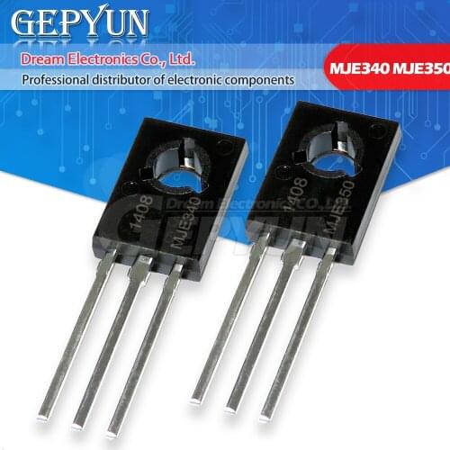 10pcs (5PCS MJE340 + 5PCS MJE350 ) TO-126 KSE340 KSE350 TO126 new original amplifier tube