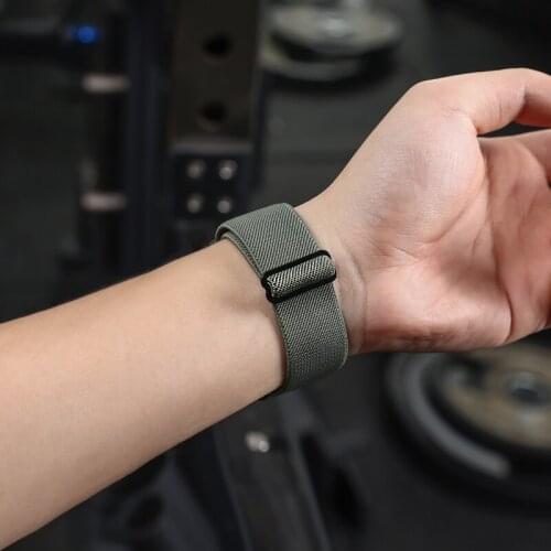 20 22mm Braided Strap For Amazfit GTS/2/2e Mini/GTR 2/2e For Samsung Galaxy watch 3/active 2 3 Nylon Braid bracelet Accessories