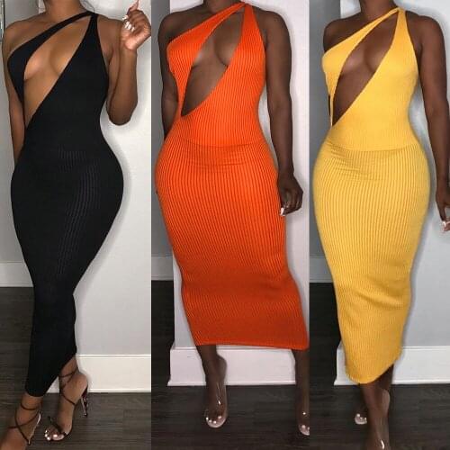 2021 Fashion Wrap-around Summer Womens Midi Light Party Beach Club Slim Fit Undershirt Striped Camisole Dress