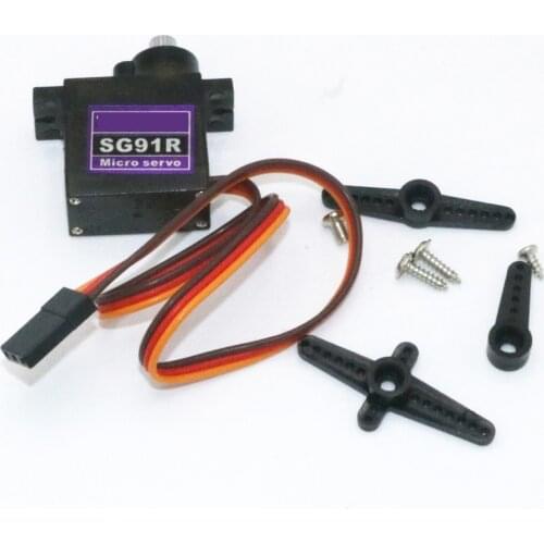 5pcs/lot SG91R 9G Micro Servo High Speed for RC Robot Helicopter Airplane Boat Car