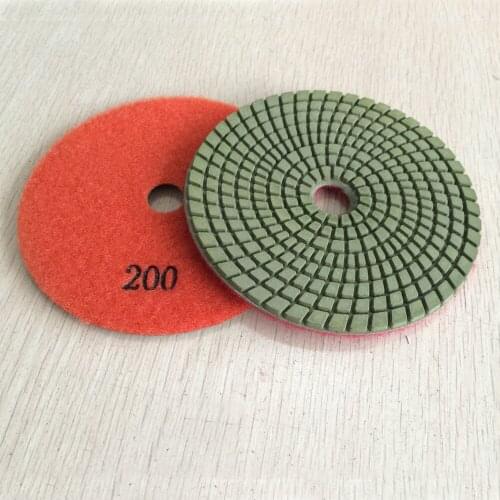 Grade A 5"/125mm Diamond Granite / Concrete Wet polishing pads
