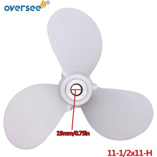 Cotter Pin Aluminum Propeller 11-1/2x11-H for Yamaha Outboard Motor Motor 40HP 676-45941-62-EL-00