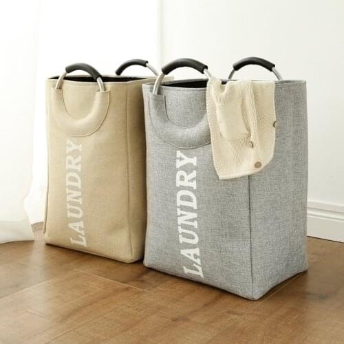 Large Dirty Laundry Basket with Handles Collapsible Home Laundry Storage Hamper Washing Bags