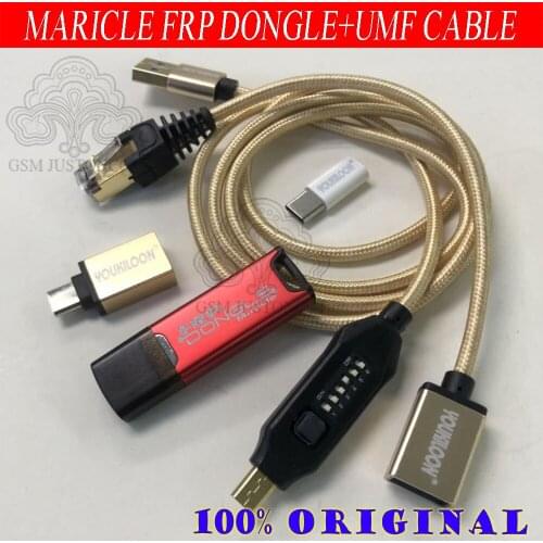 Gsmjustoncct miracle frp dongle/key +umf cable (all In One Boot Cable )