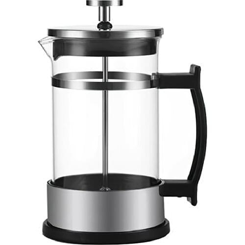 French Press Coffee Kettle 350ml Tea Coffee Pot Thermos Double Percolator Pot Coffee Drinkware Manual Cafetiere Containers