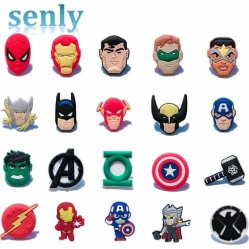 Novelty Single Sale 1pc PVC Shoe Charms Shoe Accessories Shoe Decoration for Croc JIBZ/ Wristbands kids Party Xmas Gift