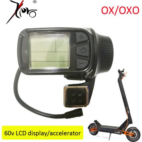 Wholesale 60v LCD display speed accelerator for OX/OXO electric scooter,original OX and OXO model accelerator of escooter