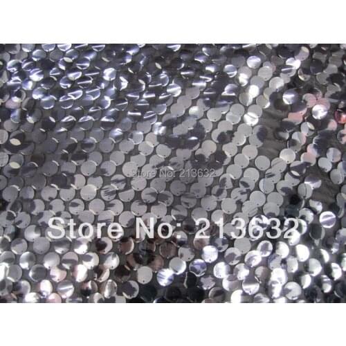 POz89 textile 18mm PCT Sequin embroidery, sequins embroidery printing lace fabric sewing new Best designer