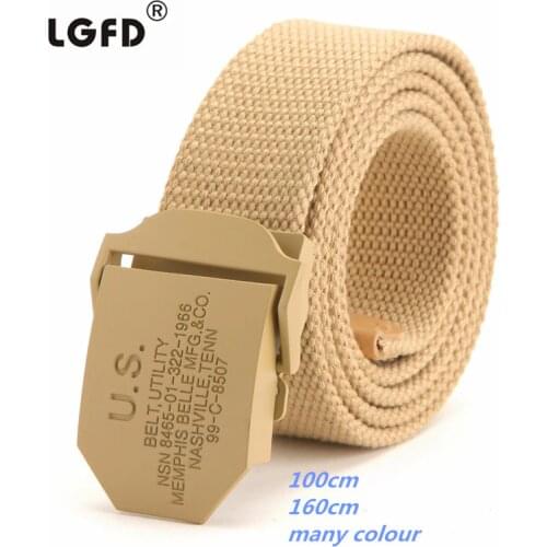LGFD416 US World War II Belt men Military Thick cotton webbing STRAP LONA CORREA wholesale 160cm 200cm canvas belts
