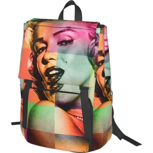 Marilyn Monroe Backpack for Girls Boys Travel RucksackBackpacks for Teenage school bag