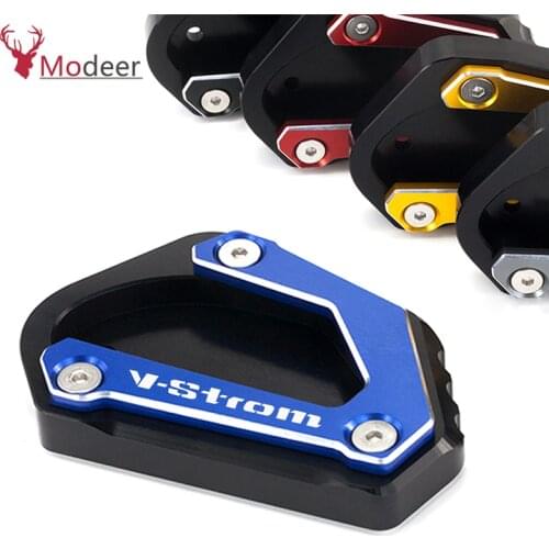 For Suzuki V strom DL650 V-Strom Vstrom 650 Vstrom650 2012-2019 2018 2017 2016 Kickstand Side Stand Enlarger Extension Footrest
