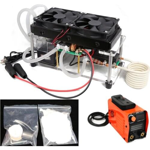 Upgraded 2100W ZVS Magnetic Induction heating board Efficient cooling and air cooling Scientific display +Crucible + welder