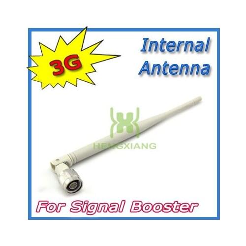 3dBi Omni Indoor Antenna Internal Whip Antenna For 3G W-CDMA 2100Mhz Mobile phone Signal Repeater Booster White Color