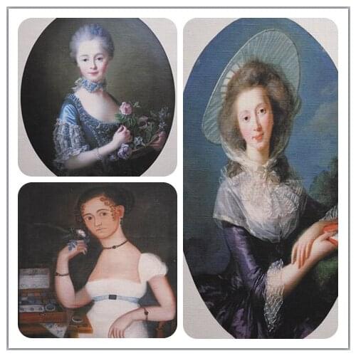 20x16cm The lady Printing Hand Dyed linen cotton Fabric DIY Sewing Patchwork Cloth Scrapbooking for Purse Bag Home Textile Deco