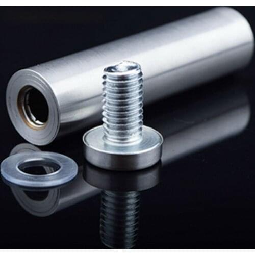 100Pcs/lot DHL Free Shipping Stainless Steel 19*30mm Stand offs Screws Sign Mounts Fixings