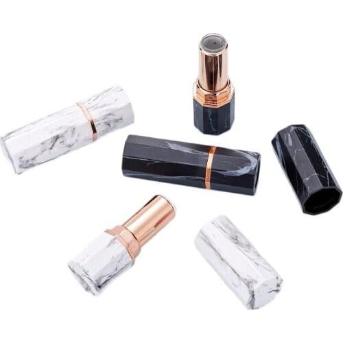 12.1mm Empty Lipstick Tube Elegant Plastic Lip Balm Tubes Cosmetic Packaging Container Refillable Bottle 30pieces