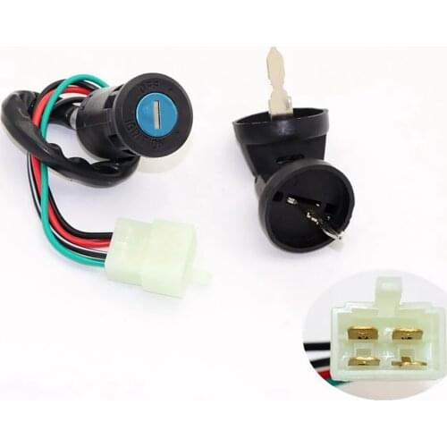 4-Wire Ignition 2 Key Switch For 50 90 110 125cc ATV TAOTAO Pit Bike Buggy