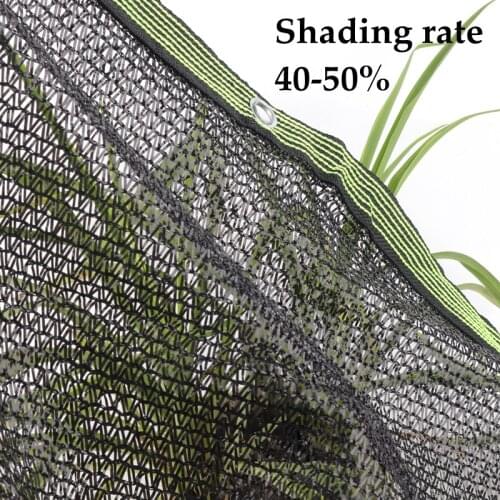 Black 3 Pin Anti-UV HDPE Shading Net Succulent Plant Sunshade Net Outdoor Swimming Pool Cover Sun Shade Net Shading Rate 40~50