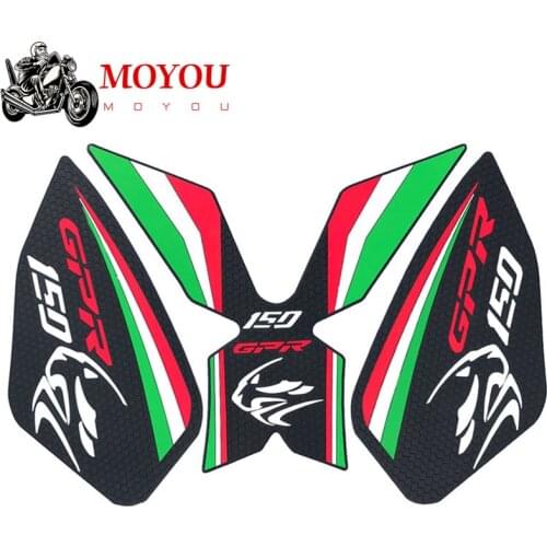 For Apulia GPR150 modified motorcycle fuel tank stickers fish bone stickers decorative stickers GPR125 protective stickers