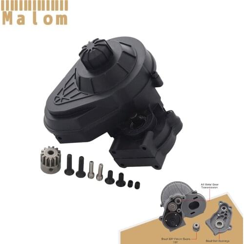 32P Transmission Gear Set Gearbox Assembled for 1/10 RC Crawler Car Axial SCX10 SCX10 II 90047 90059 Upgrade Parts
