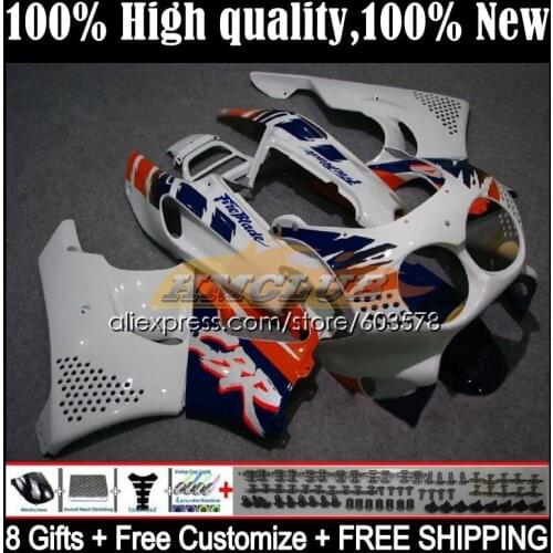 Body For HONDA CBR893RR CBR900RR CBR 893RR 1994 1995 1996 1997 31CL.40 CBR900 CBR893 CBR 893 RR 94 95 96 97 Fairing orange white