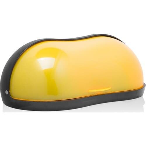 EwS Kitchenware Ews Housing Black Cover Yellow Bread Box