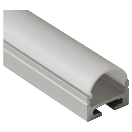 10pcs/set DOME-SHAPED Aluminum Profile with Opal Matte Diffuser for LED Strip Pendant Lights Applications. 1M (3.28 ft)