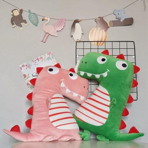 Cute Animal Plush Toys Soft Cartoon Dinosaur Pillow Dolls Lovely Stuffed Dinosaur Toy Kawaii Room Bed Decorate Gifts for Kids