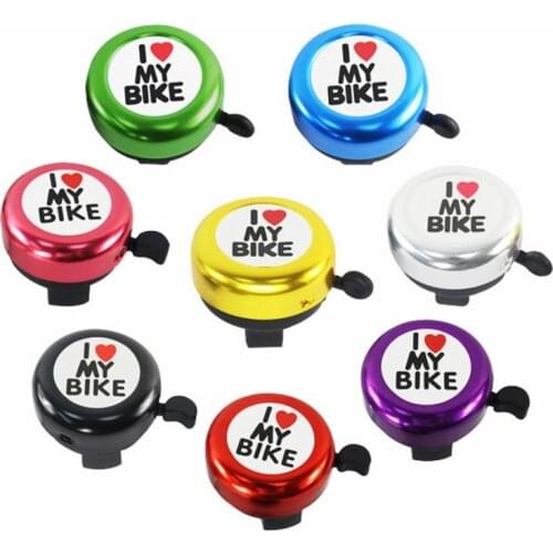 8 Colors Cute Bicycle Handlebar Bell Loud Sound Alarm Warning Mini Kids Bike Horn Bells Cycling Ring Children Bike Accessories