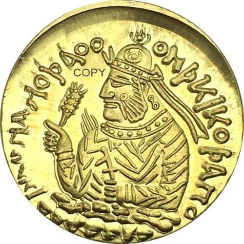 New Products India Gold Coins Kushan Empire Huvishka ca AD 152 192 Brass Metal Copy Coin Can Accept Custom