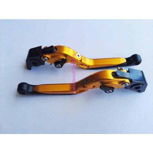 New motorcycle motorbike CNC Foldable Extendable brake&Clutch Levers Gold For Ducati 999 999R 999S 2003-2006 2004 2005