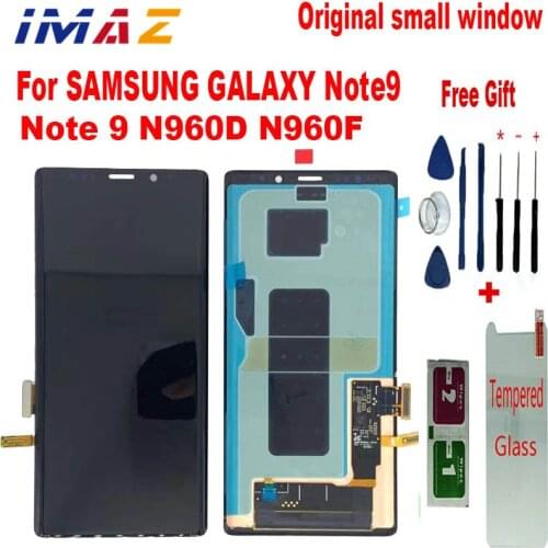 IMAZ Original SUPER AMOLED LCD For Samsung Galaxy Note9 N960F N960/D LCD Display Touch Screen Digitizer Assembly For Note 9 LCD