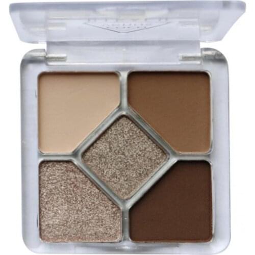 Blend Easily Beauty Accessory Mattes and Metallics 5 Colors Eyeshadow Palette for Female