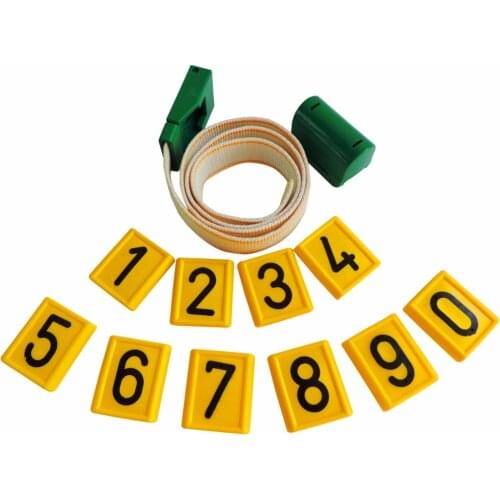 Cattle Collar Neck Strap With Number Adjustable Cow Strap Collar Cattle Identification Ring Cow Mark Band