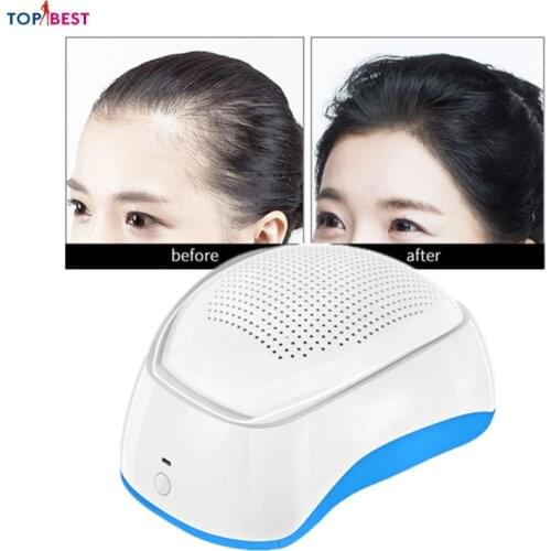 Laser Promote Hair Regrow Infrared Light Helmet Portable Anti Hair Loss Solution Cap For Men Women Electric Laser Treatment Hat