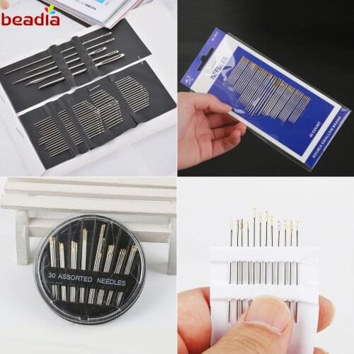 1 Set Stainless Steel Sewing Needles Pins for Needlework Home DIY Crafts Household Handmade Cross stitch Sewing Accessories