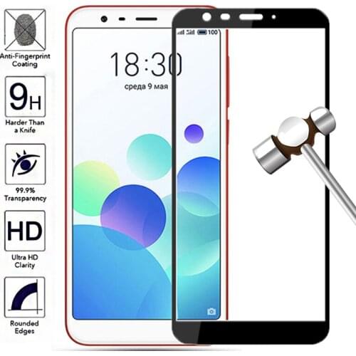 Glass For Meizu M8c Tempered glass for Meizu m8c protective Glass screen protecter on Maisie maizy MeiIan M 8c M8 c safety film
